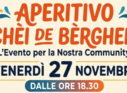 L'aperitivo di Chèi de Bèrghem... Insieme per festeggiare la Nostra Community